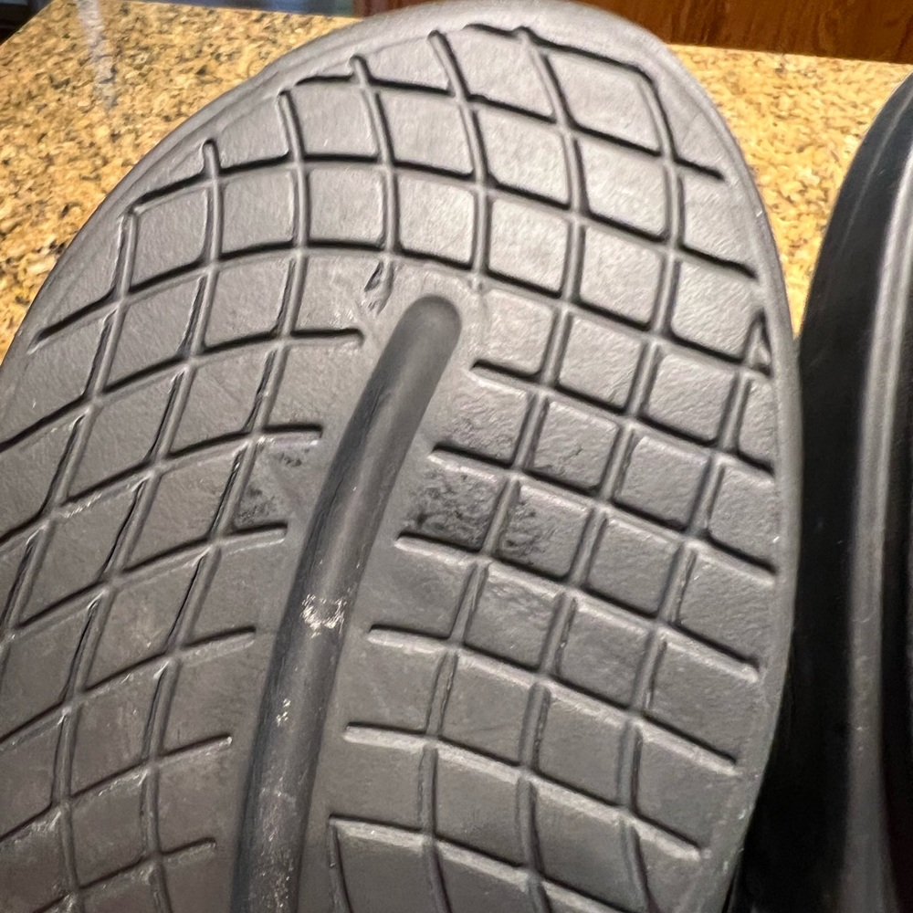 OOFOS Gray Slide Sandals - Picture 8 of 14